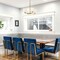 Designers Fountain Palmyra 4 Light Modern Brushed Gold with Etched Opal Glass Shades Chandelier For Dining Rooms D255M-4CH-BG - alternate 2